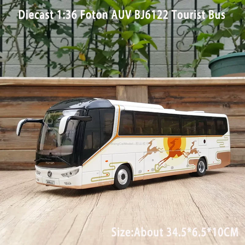 Diecast 1:36 Foton AUV BJ6122 & BJ6129EVCA Tourist Bus with Light Alloy Car Model Collection Souvenir Display Holiday Gift
Diecast 1:36 Foton AUV BJ6122 & BJ6129EVCA Tourist Bus with Light Alloy Car Model Collection Souvenir Display Holiday Gift