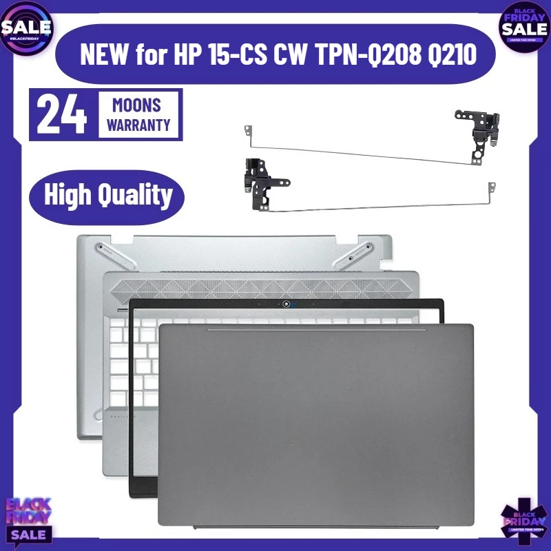 NEW for HP 15-CS CW TPN-Q208 Q210 Laptop LCD Back Cover/Front Bezel/Palmrest/Bottom Case/Hinge
NEW for HP 15-CS CW TPN-Q208 Q210 Laptop LCD Back Cover/Front Bezel/Palmrest/Bottom Case/Hinge