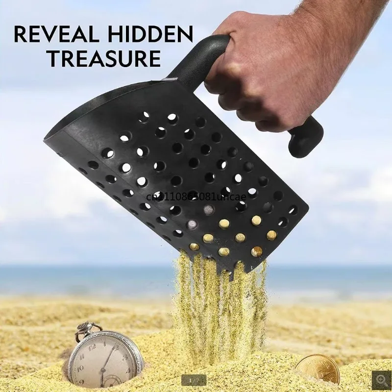 ABS Sand Scoop Sifter Filter Screen Metal Detecting Tool Portable Beach Treasure Hunting Sand Shovel
ABS Sand Scoop Sifter Filter Screen Metal Detecting Tool Portable Beach Treasure Hunting Sand Shovel