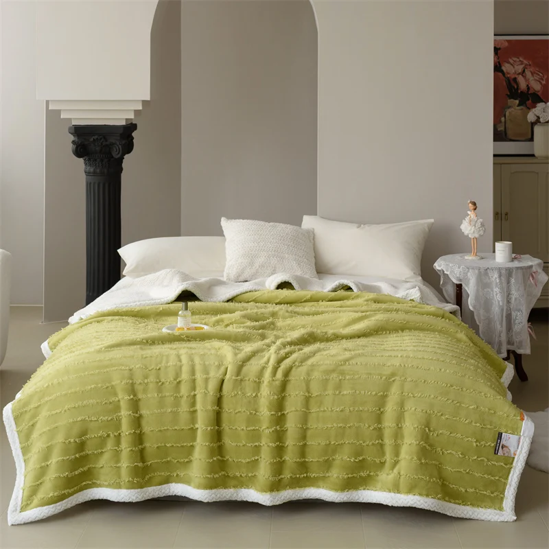2024 New Milk Velvet Tassel Blanket Blanket Solid Color Light Luxury Simple Generous Blanket Throw Blanket for Sofa Boho
2024 New Milk Velvet Tassel Blanket Blanket Solid Color Light Luxury Simple Generous Blanket Throw Blanket for Sofa Boho