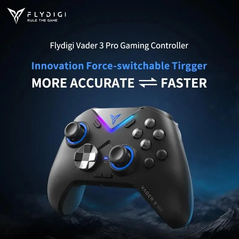 Игровой контроллер Flydigi Вейдер 3 Pro, проводной, беспроводной, BT, инновационная сила, переключаемый, Tirgger, поддержка ПК/NS/Mobile/TV Box, геймпад
Игровой контроллер Flydigi Вейдер 3 Pro, проводной, беспроводной, BT, инновационная сила, переключаемый, Tirgger, поддержка ПК/NS/Mobile/TV Box, геймпад