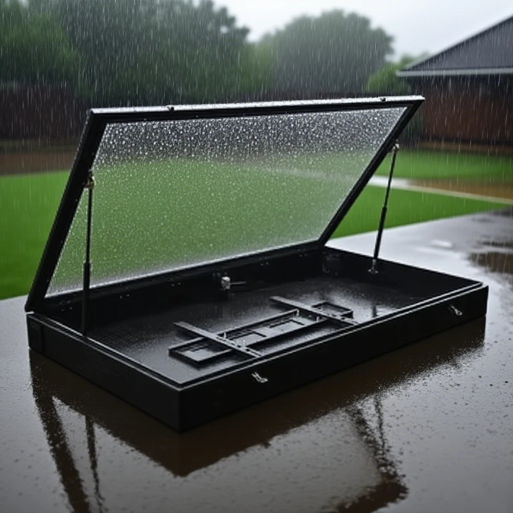 Armored weatherproof metal TV shell for patio spaces
Armored weatherproof metal TV shell for patio spaces