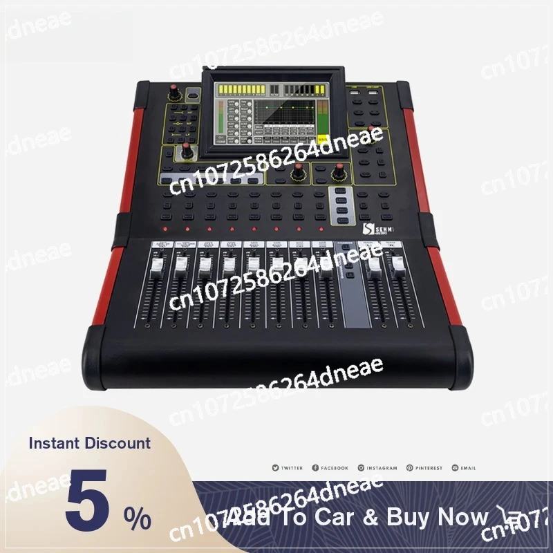 Mixer Digital Audio Mixer Professional Mixing Console DJ Sound USB Recording Audio Mixer 99 DSP Digital Console
Mixer Digital Audio Mixer Professional Mixing Console DJ Sound USB Recording Audio Mixer 99 DSP Digital Console