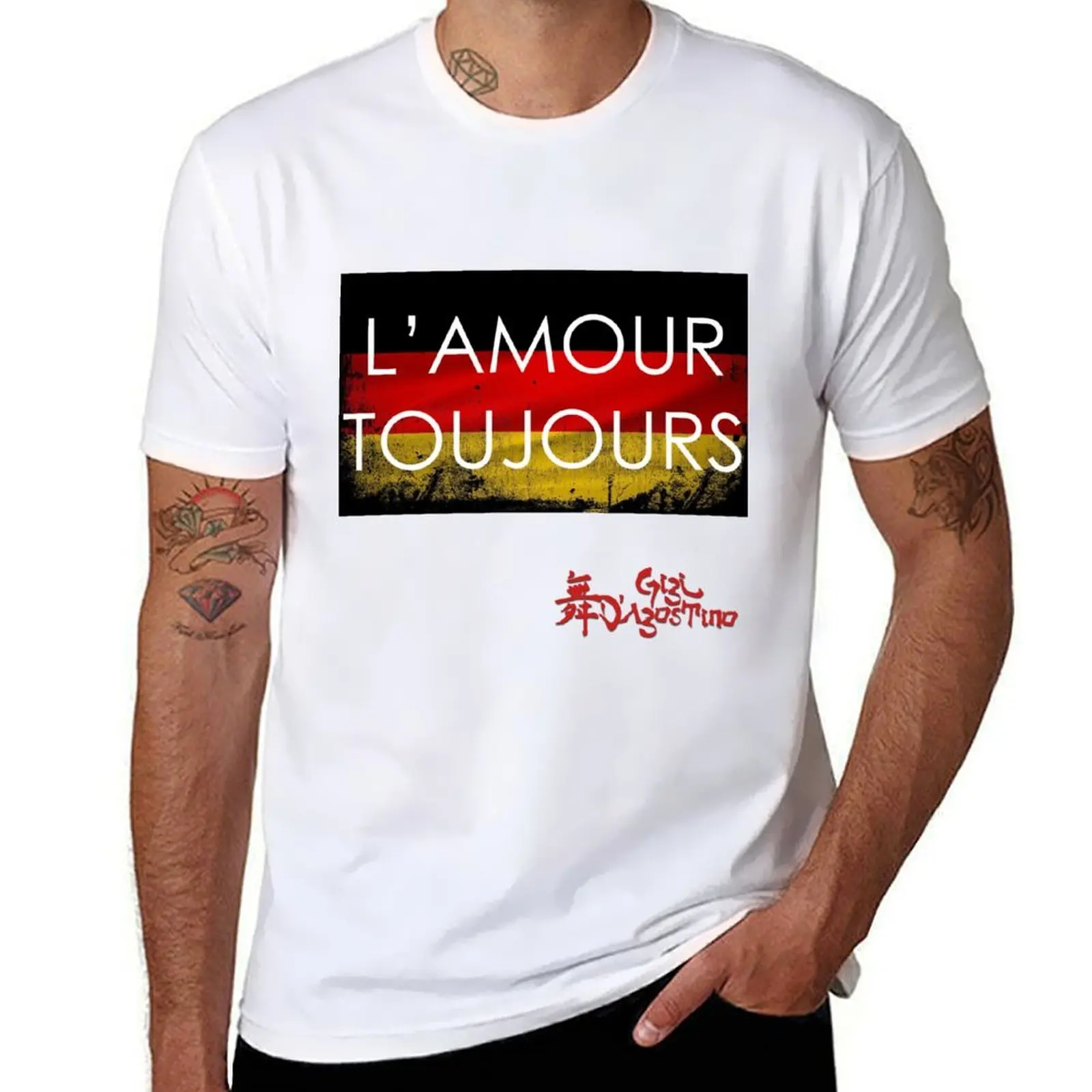 Gigi D'Agostino - L'Amour Toujours for German Fans T-Shirt anime tshirt black cotton t-shirt plain for man package T-Shirt
Gigi D'Agostino - L'Amour Toujours for German Fans T-Shirt anime tshirt black cotton t-shirt plain for man package T-Shirt