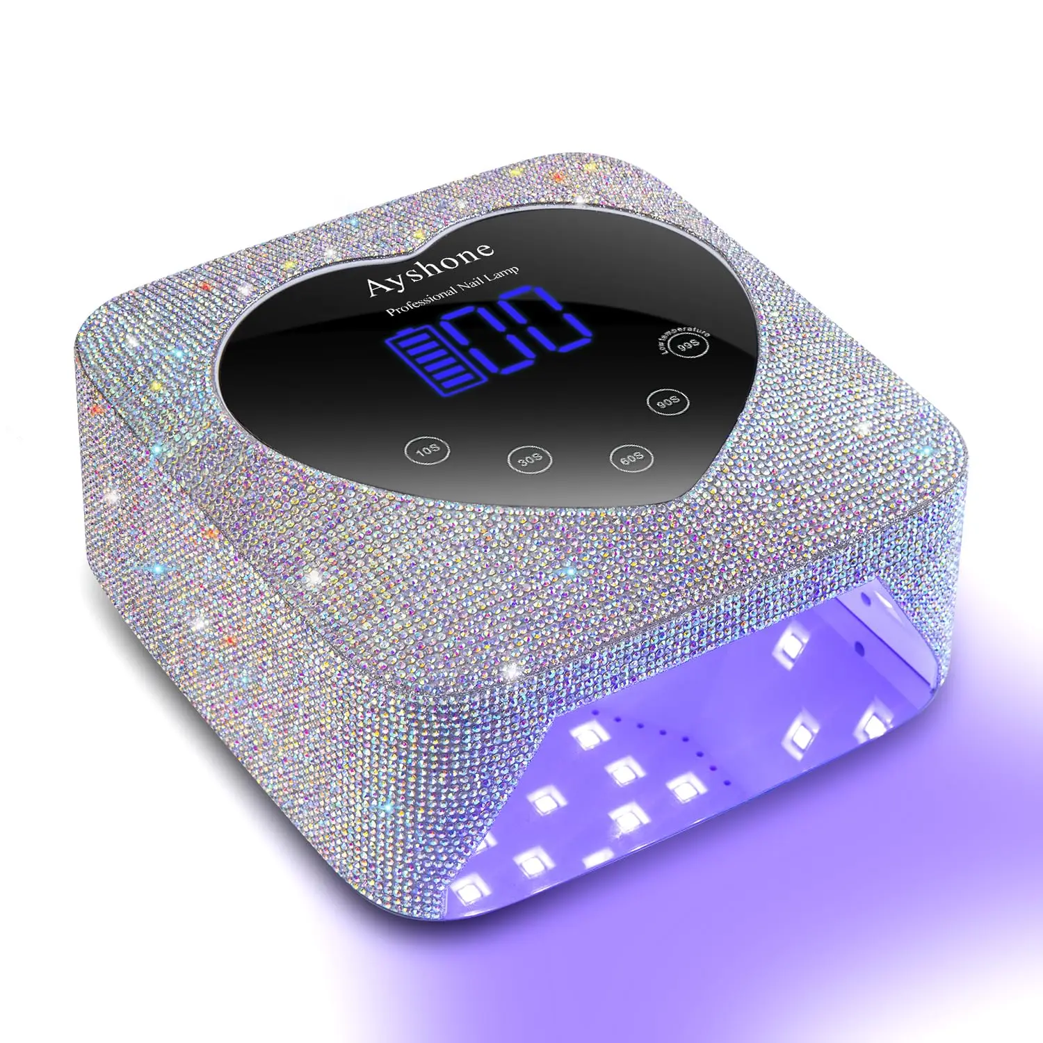 72W Cordless UV LED Nail Lamp with Large LCD Display, Rechargeable for Salon & Home Use
72W Cordless UV LED Nail Lamp with Large LCD Display, Rechargeable for Salon & Home Use