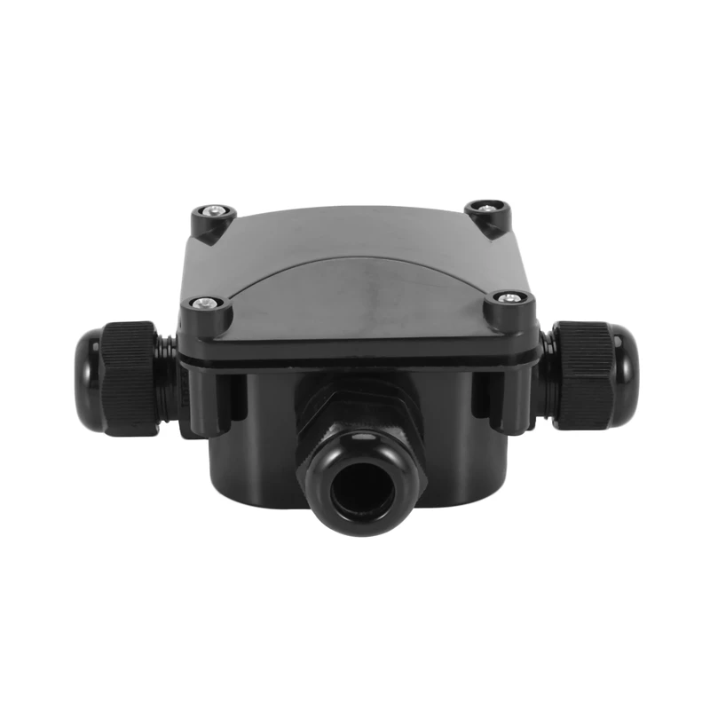 Junction Box 3-Way Junction Box, IP 68 Waterproof Connectors for Outdoor Lighting External Junction Box Pack of 10 Black
Junction Box 3-Way Junction Box, IP 68 Waterproof Connectors for Outdoor Lighting External Junction Box Pack of 10 Black