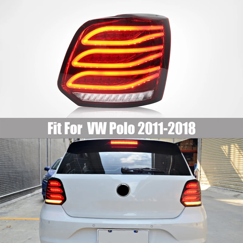 Новые задние фонари для стайлинга автомобилей, подходят для VW Polo 2011 2012-2018, для Benz, стиль светодиодный DRL, анимационный динамический сигнал, тормоз
Новые задние фонари для стайлинга автомобилей, подходят для VW Polo 2011 2012-2018, для Benz, стиль светодиодный DRL, анимационный динамический сигнал, тормоз