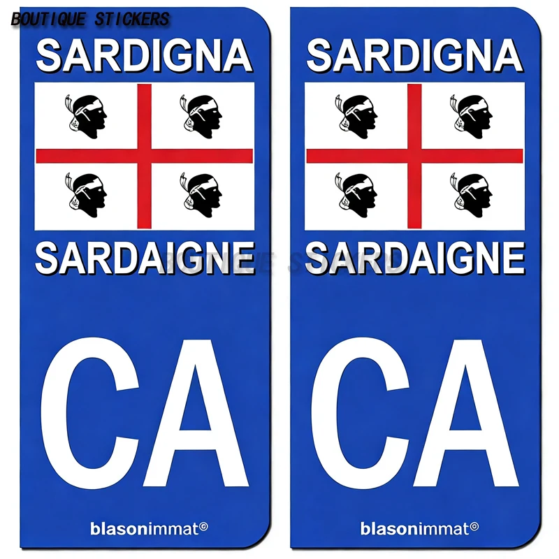 2Pcs French CA Sardaigne Région - Drapeau License Plate Sticker Accessories waterproof PVC stickers for cars and motorcycles
2Pcs French CA Sardaigne Région - Drapeau License Plate Sticker Accessories waterproof PVC stickers for cars and motorcycles