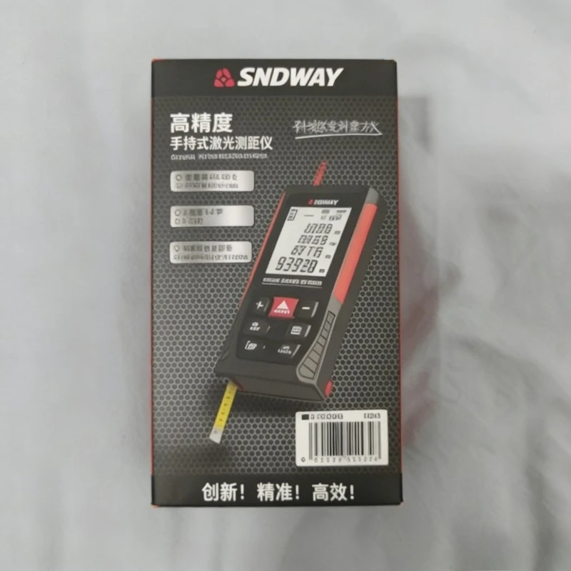 SNDWAY SW-HD100A Digital Laser Rangefinder Handheld High Accuracy Distance Meter Professional Measuring Tool for Indoor Use
SNDWAY SW-HD100A Digital Laser Rangefinder Handheld High Accuracy Distance Meter Professional Measuring Tool for Indoor Use