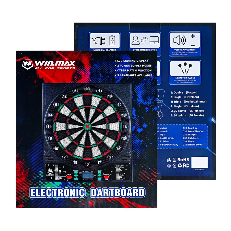 Electronic Dart Board LED Electric Digital Dart Boards for Adults with Cabinet with 12 Soft Tip Dartboard Set-High quality
Electronic Dart Board LED Electric Digital Dart Boards for Adults with Cabinet with 12 Soft Tip Dartboard Set-High quality