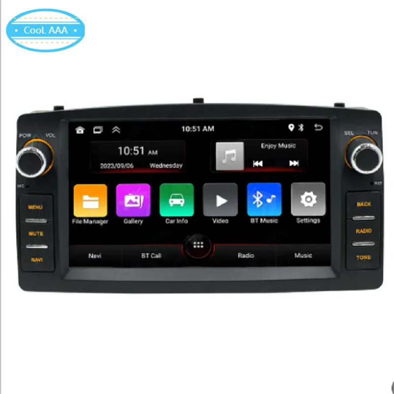 Car Audio and video player For Toyota Corolla E120 e 120 BYD F3 2007-2011 Android GPS navigation Bluetooth Carplay player
Car Audio and video player For Toyota Corolla E120 e 120 BYD F3 2007-2011 Android GPS navigation Bluetooth Carplay player