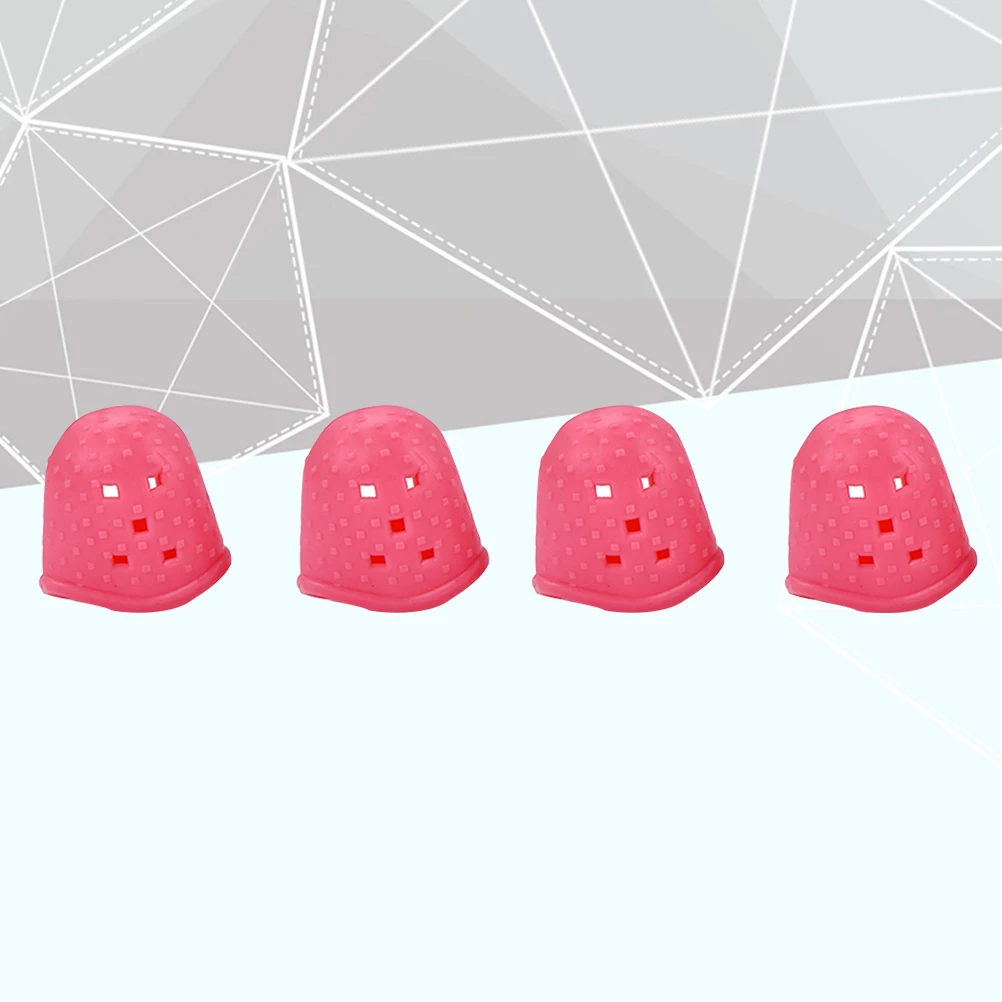 4 Pcs Silicone Finger Cot Pads Guitar Accessories Guards Thumb Caps Covers Fingertip Protectors Bass Office
4 Pcs Silicone Finger Cot Pads Guitar Accessories Guards Thumb Caps Covers Fingertip Protectors Bass Office