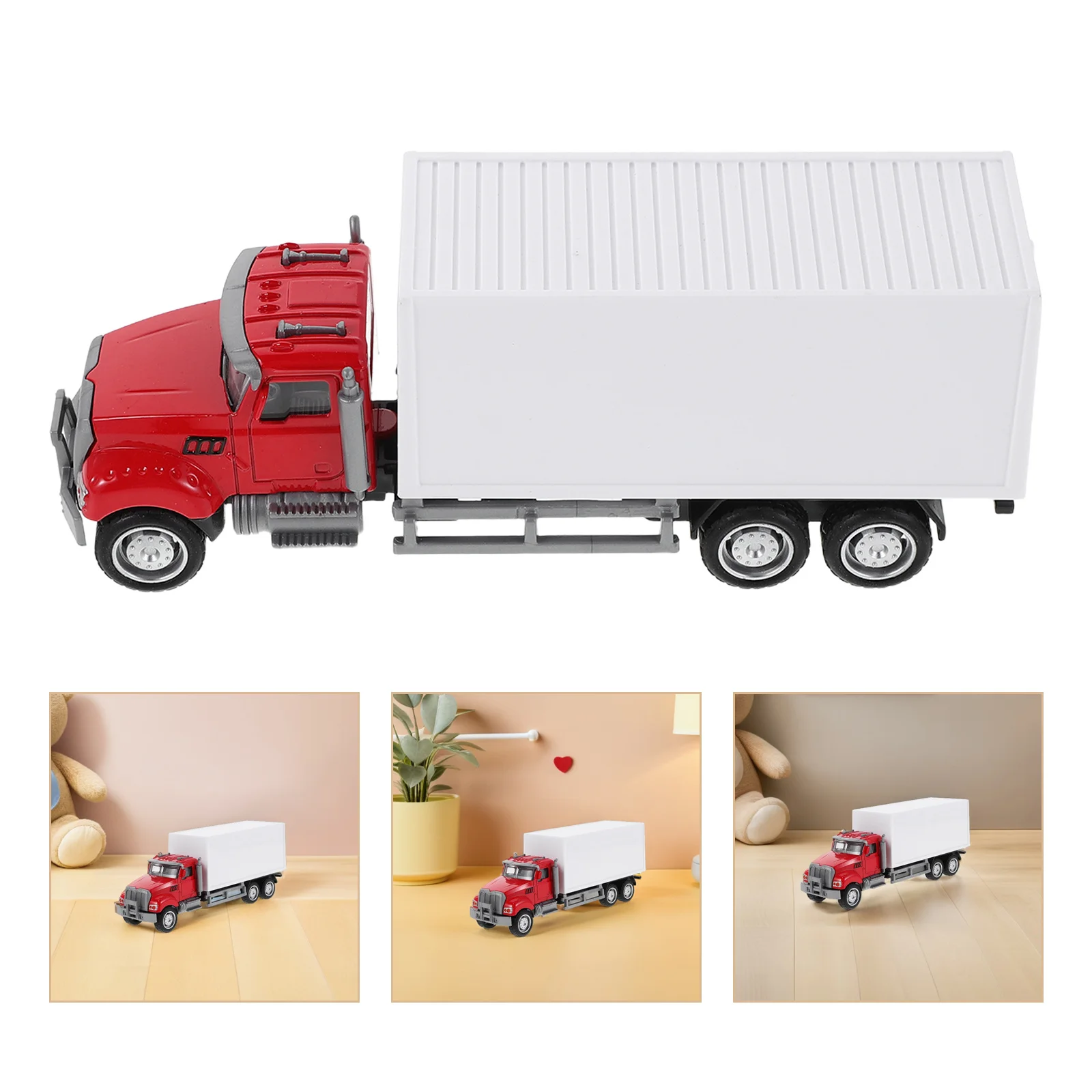 Diecast Alloy Semi Truck 15.5cm Realistic Transport Carrier Vehicle Friction Powered Birthday Gift New Year Mini Semi Truck
Diecast Alloy Semi Truck 15.5cm Realistic Transport Carrier Vehicle Friction Powered Birthday Gift New Year Mini Semi Truck