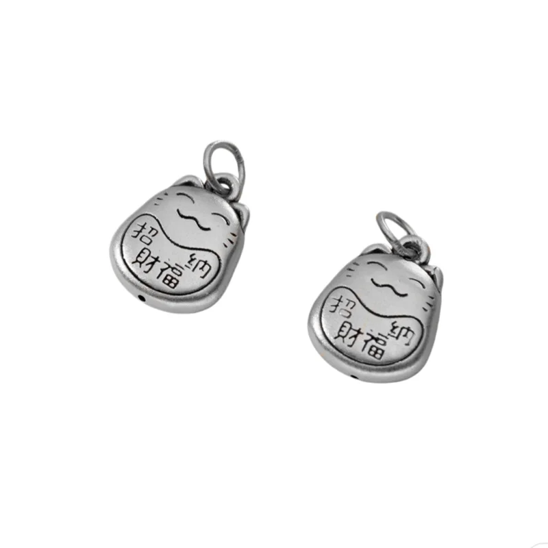 999 Silver Charms Lucky Cat Pendant Vintage Silver Charms DIY Pendant Necklace Accessries Jewelry Money Cat 999 Silver Charm
999 Silver Charms Lucky Cat Pendant Vintage Silver Charms DIY Pendant Necklace Accessries Jewelry Money Cat 999 Silver Charm