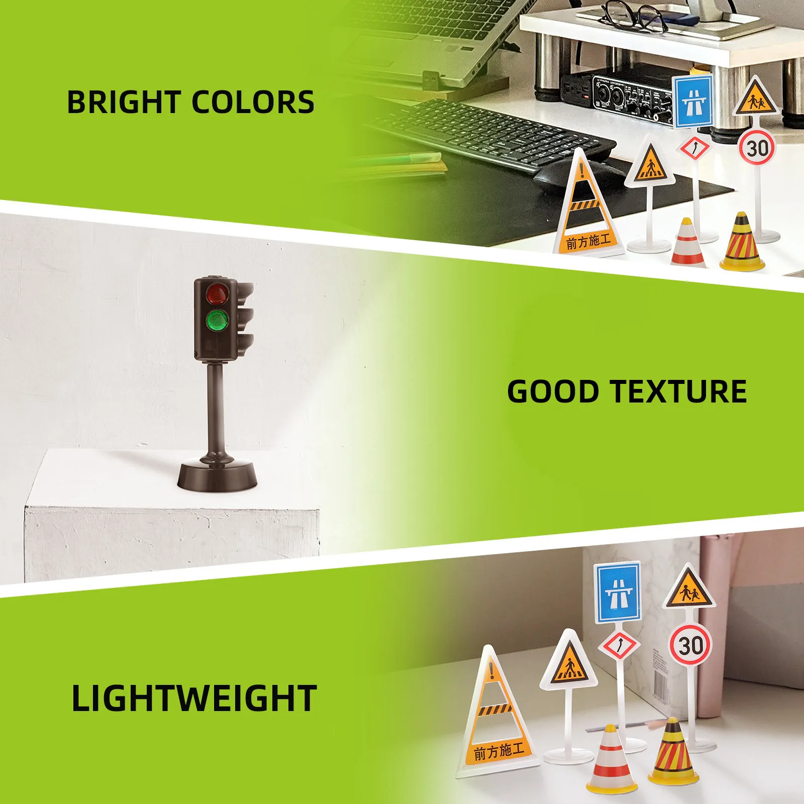 1 Set Traffic Light Signal Educational Playing Set for Kids Safe Road Safety Awareness Early Learning Cognitive Game
1 Set Traffic Light Signal Educational Playing Set for Kids Safe Road Safety Awareness Early Learning Cognitive Game