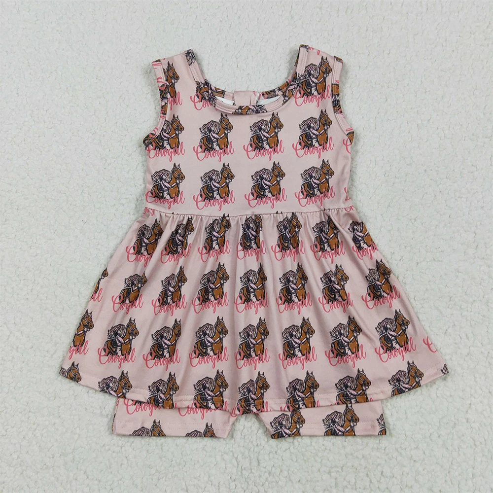 Baby Girls Pink Cowgirl Jumpsuit Sleeveless Horses Rodeos Western One Piece Summer Outfit for Kids
Baby Girls Pink Cowgirl Jumpsuit Sleeveless Horses Rodeos Western One Piece Summer Outfit for Kids