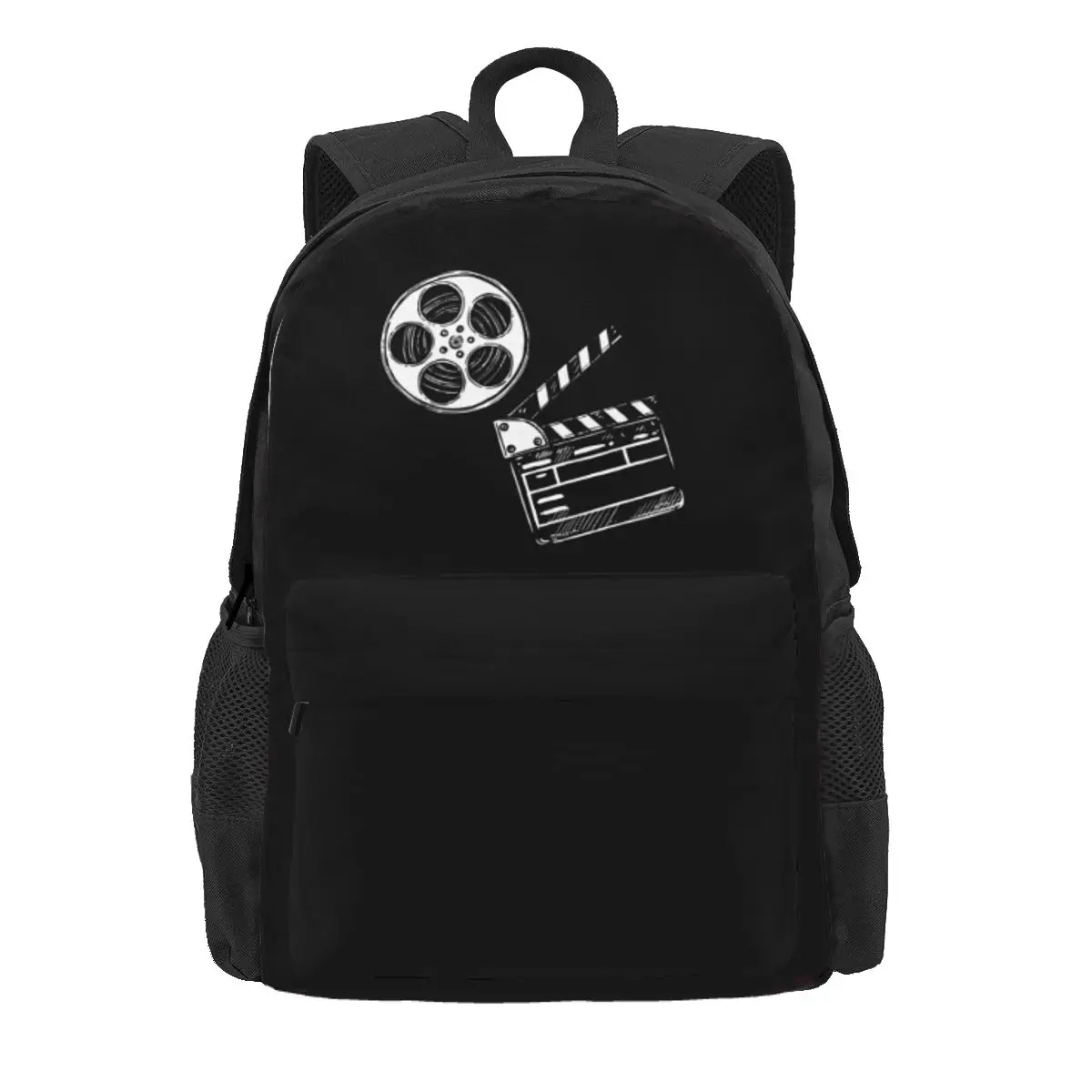 Movies, Film And Clapperboard Backpack Daypack Large Capacity Kids BookBag School Bag Shoulder Bags for Men Women
Movies, Film And Clapperboard Backpack Daypack Large Capacity Kids BookBag School Bag Shoulder Bags for Men Women