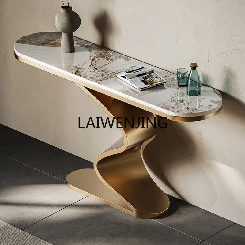 HLZ entrance table light luxury high-end living room entry wall view table aisle corridor rack
HLZ entrance table light luxury high-end living room entry wall view table aisle corridor rack