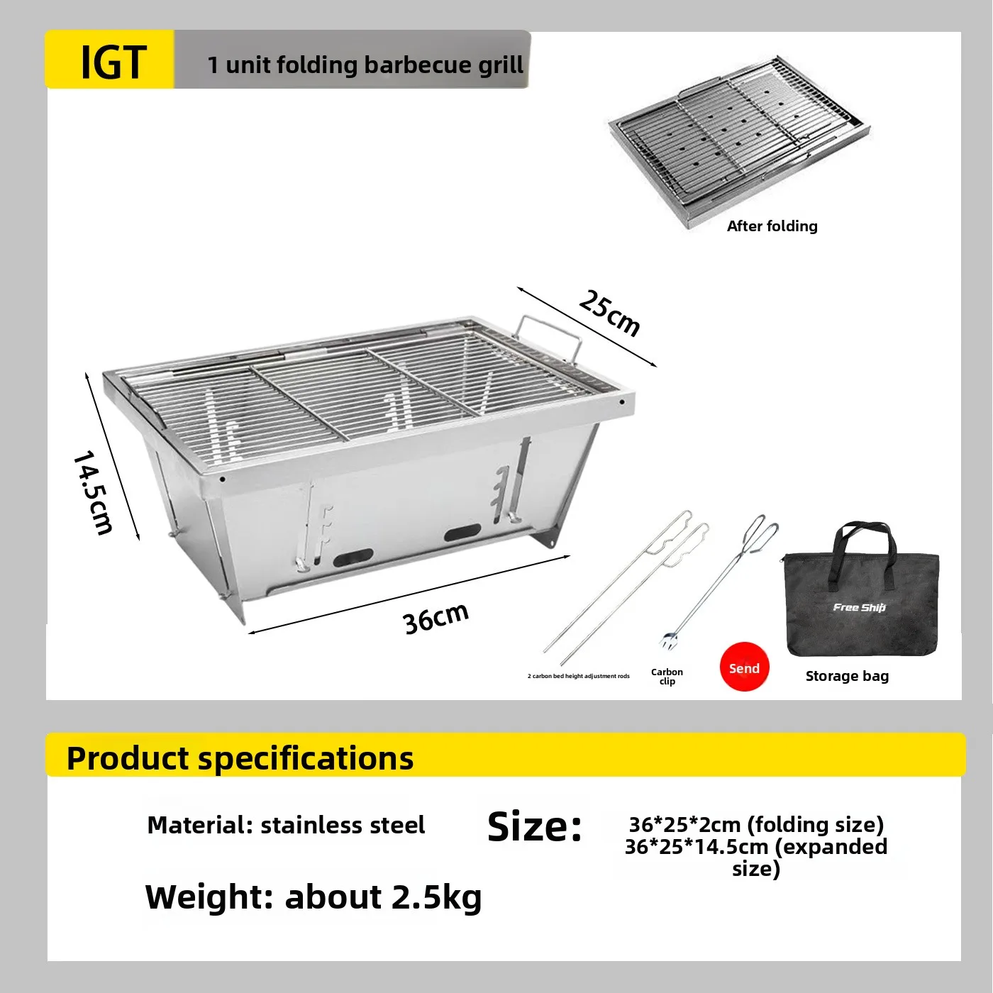 Гриль для кемпинга, складной уличный гриль из нержавеющей стали, корейский угольный гриль, бытовой игровой гриль, угольный огонь
Гриль для кемпинга, складной уличный гриль из нержавеющей стали, корейский угольный гриль, бытовой игровой гриль, угольный огонь