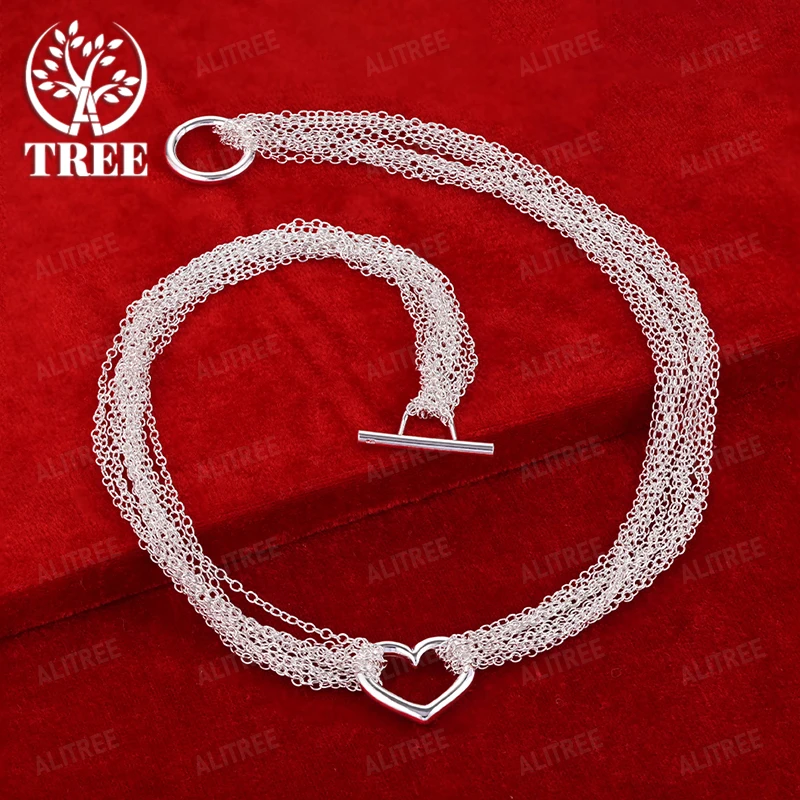 Classic 925 Sterling Silver Hollowed Heart Necklace Women Anniversary Wedding Party Gift Accessories Beautiful Romantic Jewelry
Classic 925 Sterling Silver Hollowed Heart Necklace Women Anniversary Wedding Party Gift Accessories Beautiful Romantic Jewelry