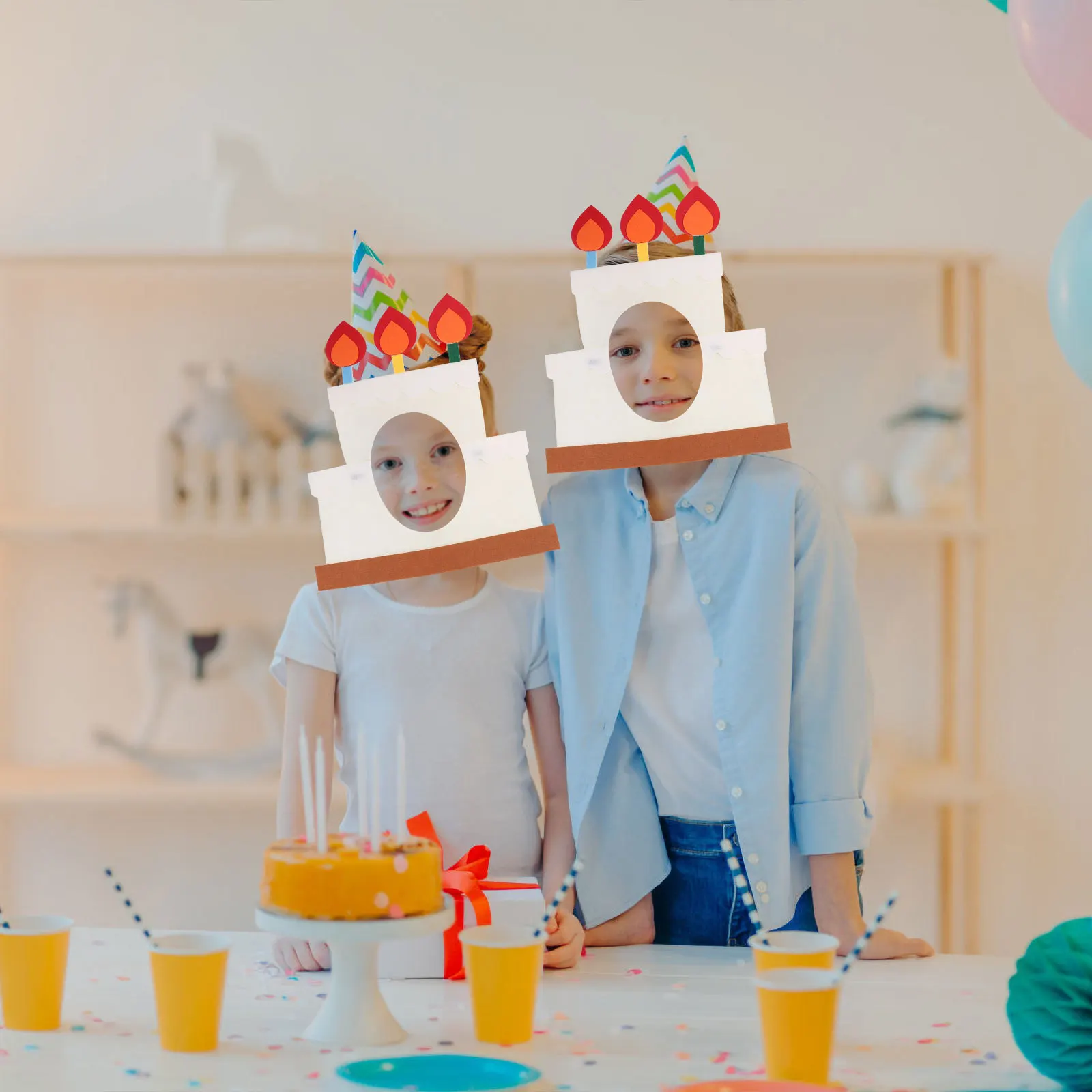 Birthday Cake Hat Non-Woven Fabric Soft Comfortable Headdress Party Headwear Photo Props Birthday Supplies Kids Celebration
Birthday Cake Hat Non-Woven Fabric Soft Comfortable Headdress Party Headwear Photo Props Birthday Supplies Kids Celebration