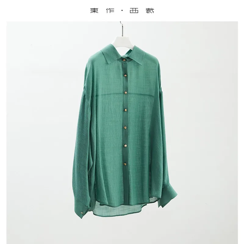 Designed High-Quality Loose and Slim Women's Shirts, Light and Breathable Long-Sleeved Drape Tops
Designed High-Quality Loose and Slim Women's Shirts, Light and Breathable Long-Sleeved Drape Tops