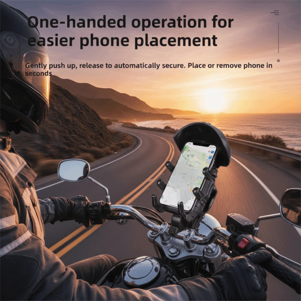 Rotatable Motorcycle Phone Holder Sunshade Anti-Shake Helmet Phone Mount Stable Mount Waterproof Bicycle Phone Holder
Rotatable Motorcycle Phone Holder Sunshade Anti-Shake Helmet Phone Mount Stable Mount Waterproof Bicycle Phone Holder