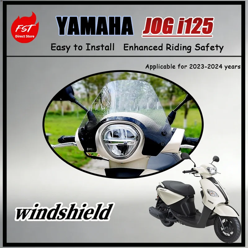 FOR 2023-2024 Yamaha JOG I125 Windproof Windshield Custom Modified Front Wind Deflector for Unobstructed Wide Vision
FOR 2023-2024 Yamaha JOG I125 Windproof Windshield Custom Modified Front Wind Deflector for Unobstructed Wide Vision