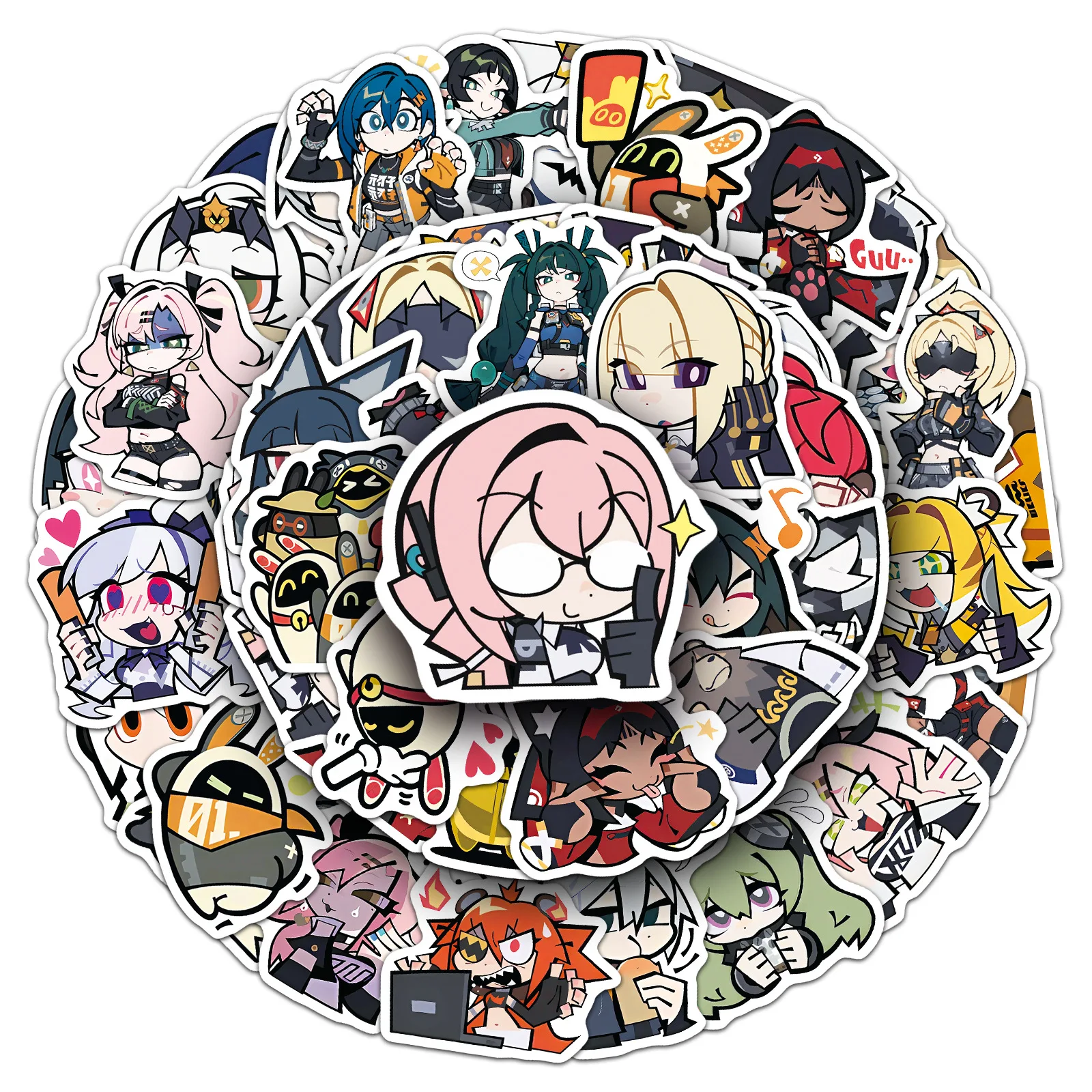 10/50 шт. Zenless Zone Zero игровые наклейки мультяшный персонаж выражение граффити украшения ноутбук чемодан гитара телефон наклейки
10/50 шт. Zenless Zone Zero игровые наклейки мультяшный персонаж выражение граффити украшения ноутбук чемодан гитара телефон наклейки