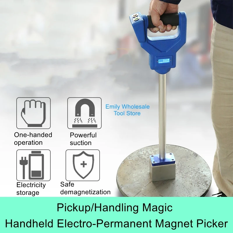 Electrically Controlled Permanent Magnetic PickerMagnetic PickerPortable Handling ToolStrong Magnetic Handheld EPP
Electrically Controlled Permanent Magnetic PickerMagnetic PickerPortable Handling ToolStrong Magnetic Handheld EPP