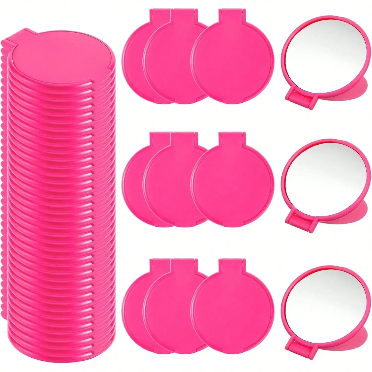 50 Pcs Portable Folding Pocket Makeup Mirror For Daily Use
50 Pcs Portable Folding Pocket Makeup Mirror For Daily Use