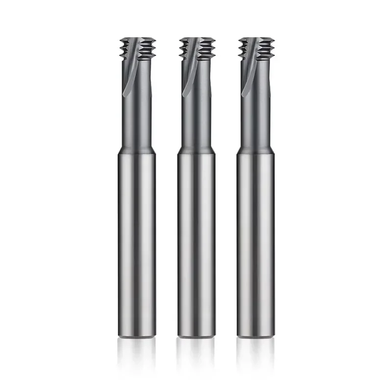 3 Tooth Thread Milling Cutter M1 M2 M3 M4 M5 M6 M8 M10 M12 M14 Double Diameter Metric CNC Threading Cutter
3 Tooth Thread Milling Cutter M1 M2 M3 M4 M5 M6 M8 M10 M12 M14 Double Diameter Metric CNC Threading Cutter
