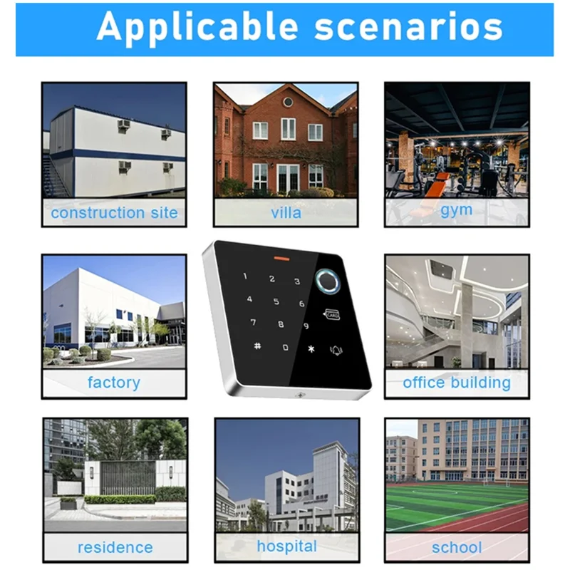 A68Z RFID-карта, бесконтактная карта, контроль доступа, клавиатура, считыватель отпечатков пальцев, водонепроницаемый для гостиничного офиса, фабрики, квартиры
A68Z RFID-карта, бесконтактная карта, контроль доступа, клавиатура, считыватель отпечатков пальцев, водонепроницаемый для гостиничного офиса, фабрики, квартиры