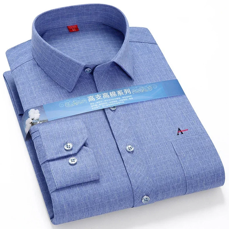 2021 new camisa men's bamboo fiber plaid shirt casual long sleeve business reserva men's formal shirt fashion pocket
2021 new camisa men's bamboo fiber plaid shirt casual long sleeve business reserva men's formal shirt fashion pocket
