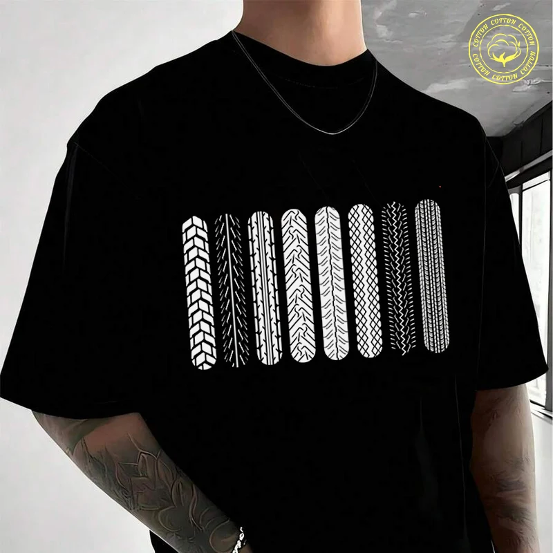 Motorcycle Tire Marks Men's Cotton T-Shirt Moto New Casual O-neck Short Sleeve Summer Streetwear Tees
Motorcycle Tire Marks Men's Cotton T-Shirt Moto New Casual O-neck Short Sleeve Summer Streetwear Tees