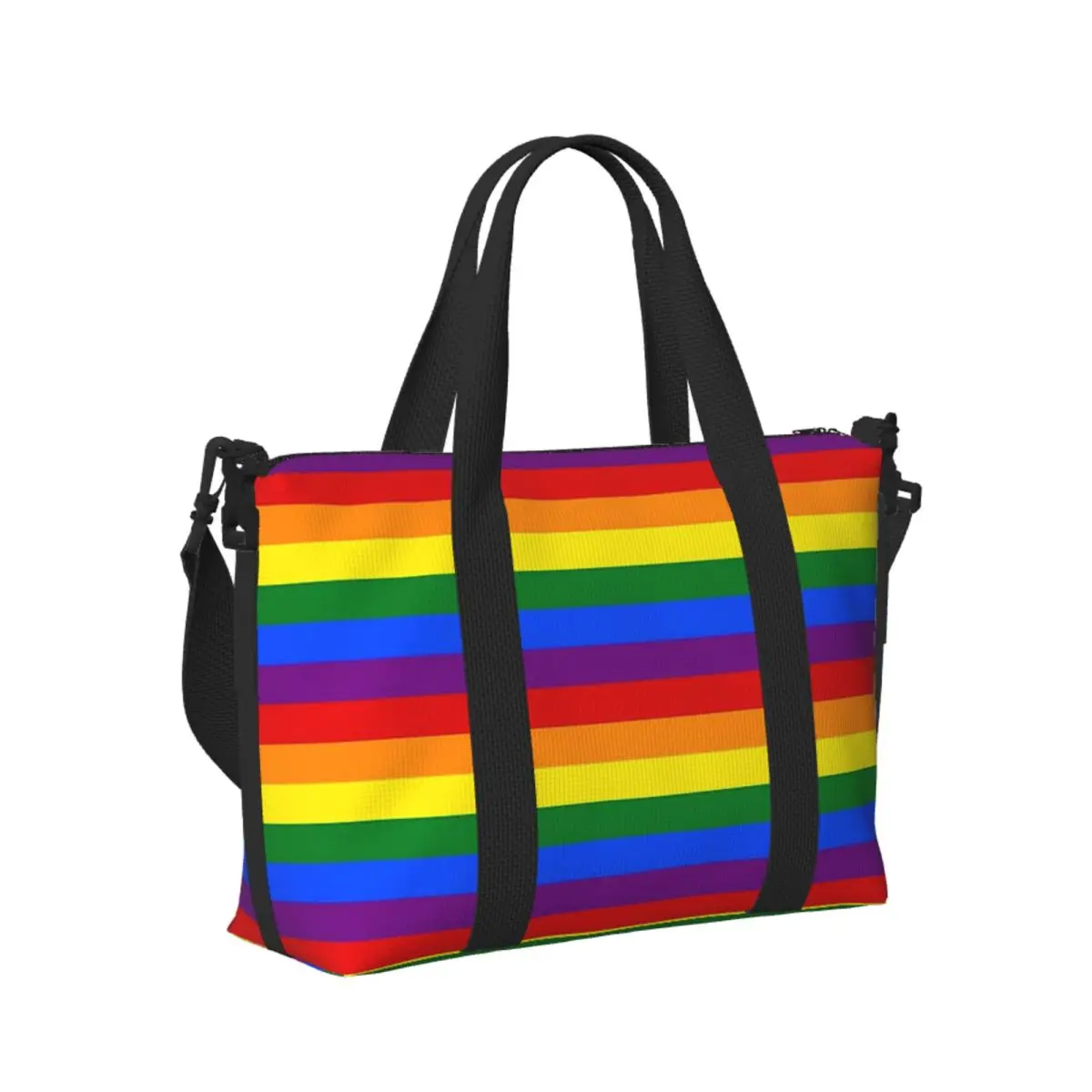 Пляжная дорожная сумка с флагом радужной гордости на заказ, большая вместительная сумка-тоут для тренажерного зала, йоги, женская дорожная сумка для покупок
Пляжная дорожная сумка с флагом радужной гордости на заказ, большая вместительная сумка-тоут для тренажерного зала, йоги, женская дорожная сумка для покупок