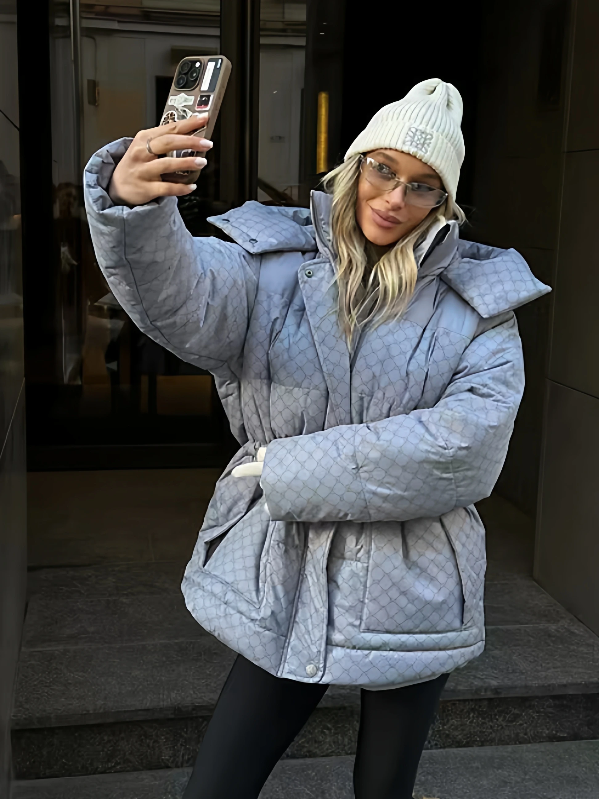 Nordic Minimalist Printed Cotton Jacket Hooded Stand Collar Warmth Retro Design Winter Outerwear Women's Fashion Commute
Nordic Minimalist Printed Cotton Jacket Hooded Stand Collar Warmth Retro Design Winter Outerwear Women's Fashion Commute