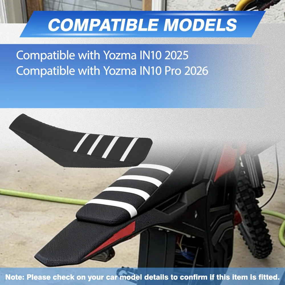 Electric Dirt Bike Seat Cover For Yozma IN10 2025 IN10 Pro 2026 PVC Waterproof Anti-slip Seat Saddle Cushion Protector Cover
Electric Dirt Bike Seat Cover For Yozma IN10 2025 IN10 Pro 2026 PVC Waterproof Anti-slip Seat Saddle Cushion Protector Cover
