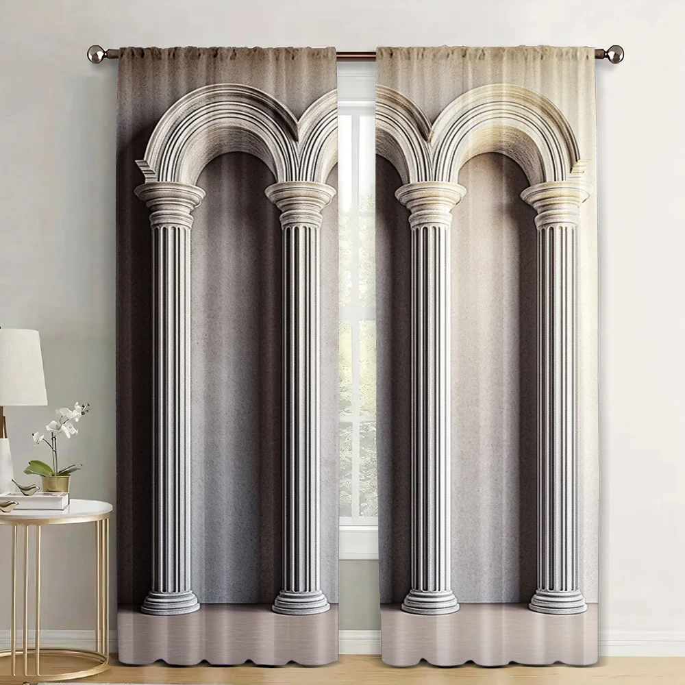 2Pcs Pillar Curtains Antique Theme Classic Interior With Columns Design Living Room Bedroom Window Drapes G
2Pcs Pillar Curtains Antique Theme Classic Interior With Columns Design Living Room Bedroom Window Drapes G