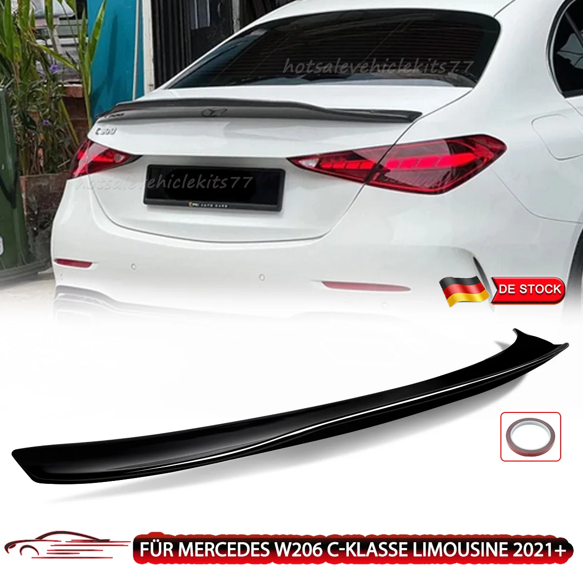 For Mercedes W206 Gloss Black Rear Boot Spoiler C Class C200 C300 Saloon 2021 2022 Psm Style Trunk Roof Spoiler Lip
For Mercedes W206 Gloss Black Rear Boot Spoiler C Class C200 C300 Saloon 2021 2022 Psm Style Trunk Roof Spoiler Lip