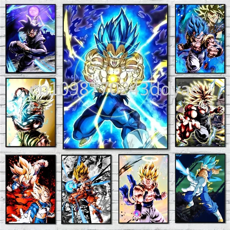 Classic Anime Dragon Ball Goku Vegeta Poster HD Printing Canvas Mural Bar Bedroom Wall Art Deco Painting Children's Gift
Classic Anime Dragon Ball Goku Vegeta Poster HD Printing Canvas Mural Bar Bedroom Wall Art Deco Painting Children's Gift