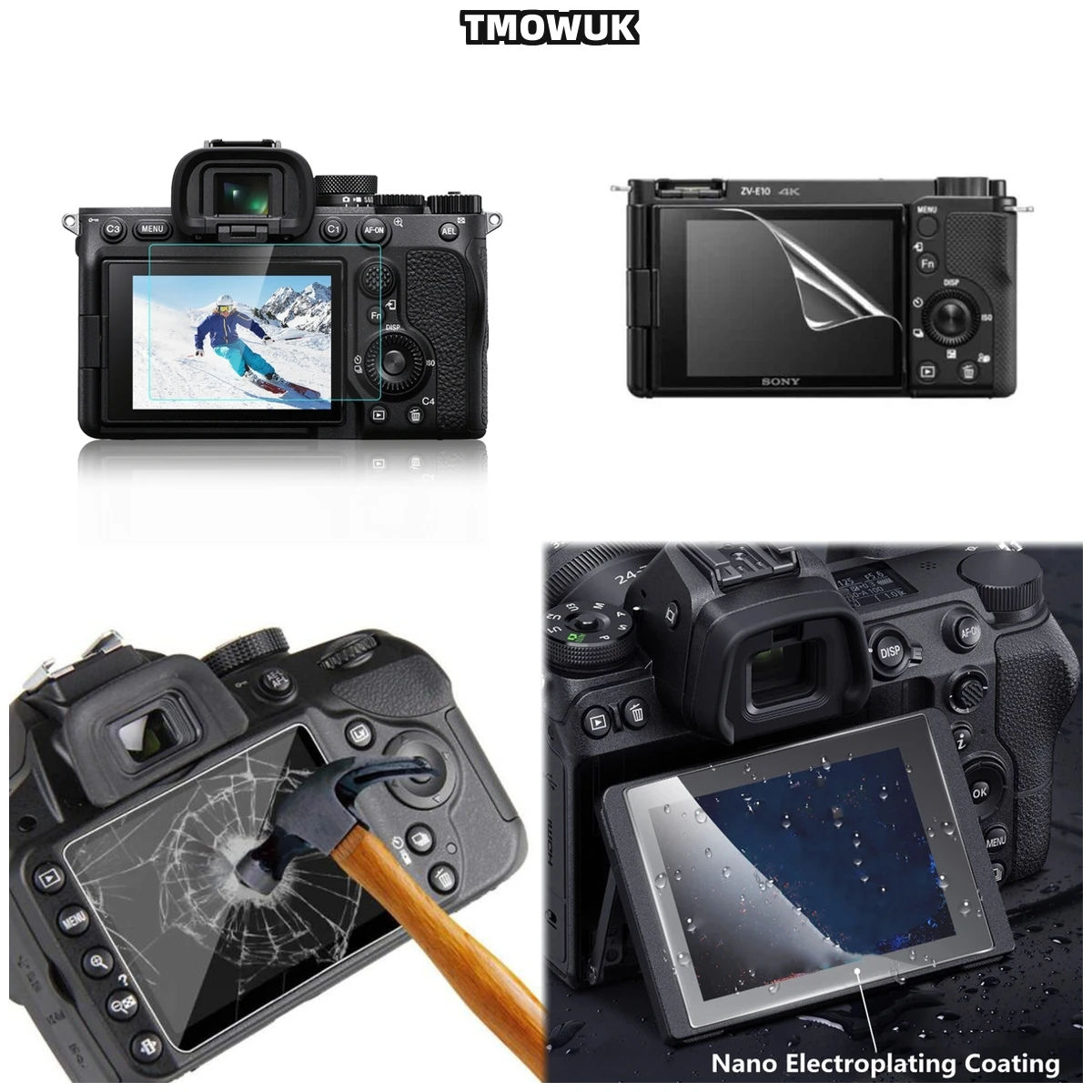 High Definition Clear Film For RX100 RX100IV RX100VII A9 A9II, 9H Tempered Glass, Scratch Resistant.
High Definition Clear Film For RX100 RX100IV RX100VII A9 A9II, 9H Tempered Glass, Scratch Resistant.