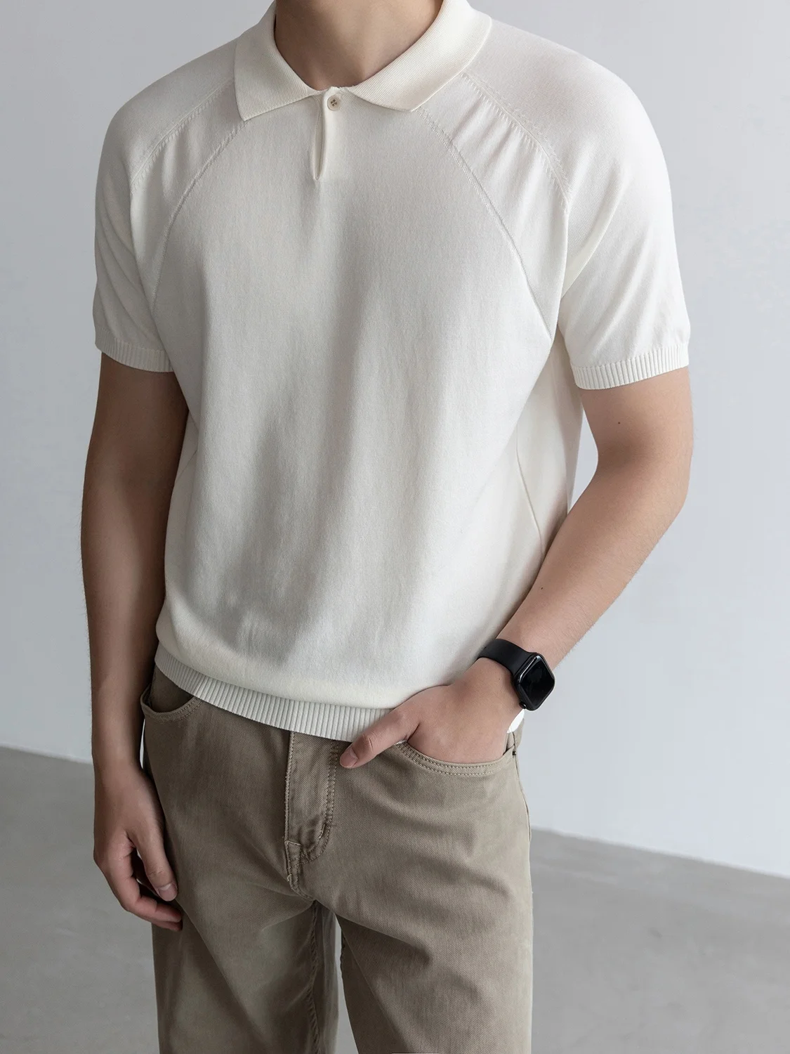 Men's Knitted Mixed Fiber Shirt Short Sleeve Casual Business Casual Summer Fit T-Shirt Breathable Standard Fit Shirt
Men's Knitted Mixed Fiber Shirt Short Sleeve Casual Business Casual Summer Fit T-Shirt Breathable Standard Fit Shirt