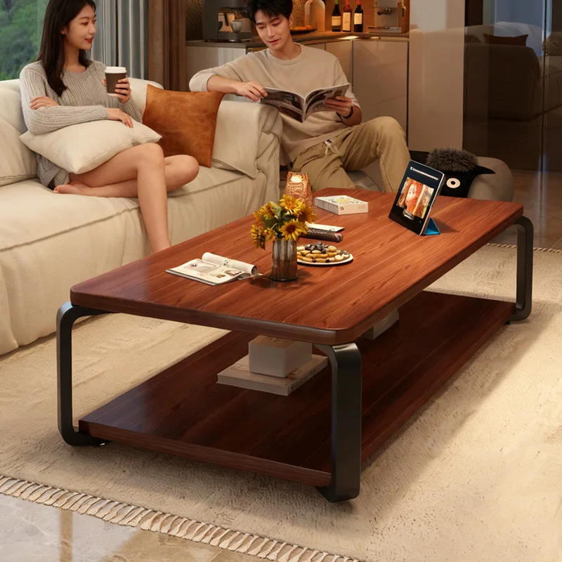Coffee table living room household double-layer small table small apartment office tea table
Coffee table living room household double-layer small table small apartment office tea table