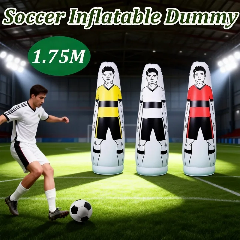 Soccer Inflatable Dummy Mannequin Tumbler Adult Training Equipment Portable Football Practice Shield Stand Up Defender
Soccer Inflatable Dummy Mannequin Tumbler Adult Training Equipment Portable Football Practice Shield Stand Up Defender