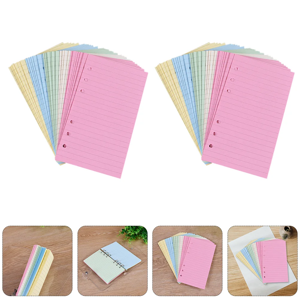 2 Pcs Loose Leaf Paper Binder Filler for Students Notepad Refill Practical Replacement Page Stationery Six-hole
2 Pcs Loose Leaf Paper Binder Filler for Students Notepad Refill Practical Replacement Page Stationery Six-hole