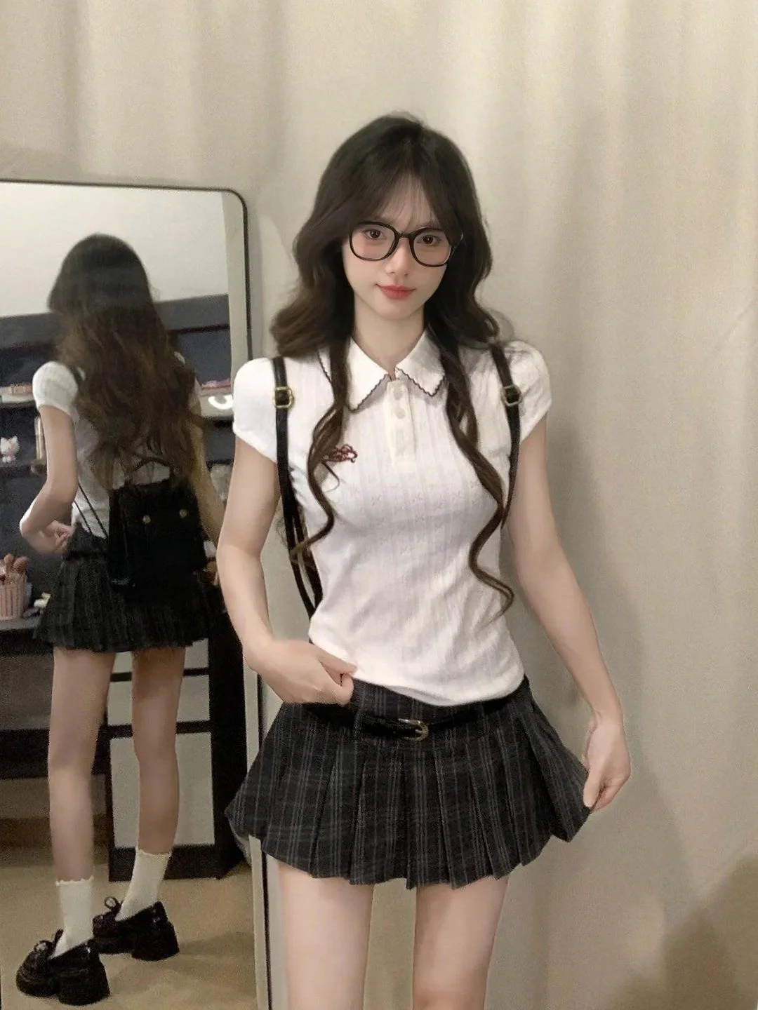 Women's Slim Fit Korean College Style Fashion Set Summer New Arrival High Waist Shorts Neck T-Shirt High Polyester Blend
Women's Slim Fit Korean College Style Fashion Set Summer New Arrival High Waist Shorts Neck T-Shirt High Polyester Blend