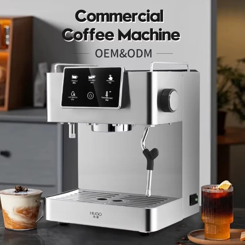 Commercial Large Stainless Steel Brew Coffee Machine Semi Automatic 15 Bar Espresso Coffee Maker
Commercial Large Stainless Steel Brew Coffee Machine Semi Automatic 15 Bar Espresso Coffee Maker