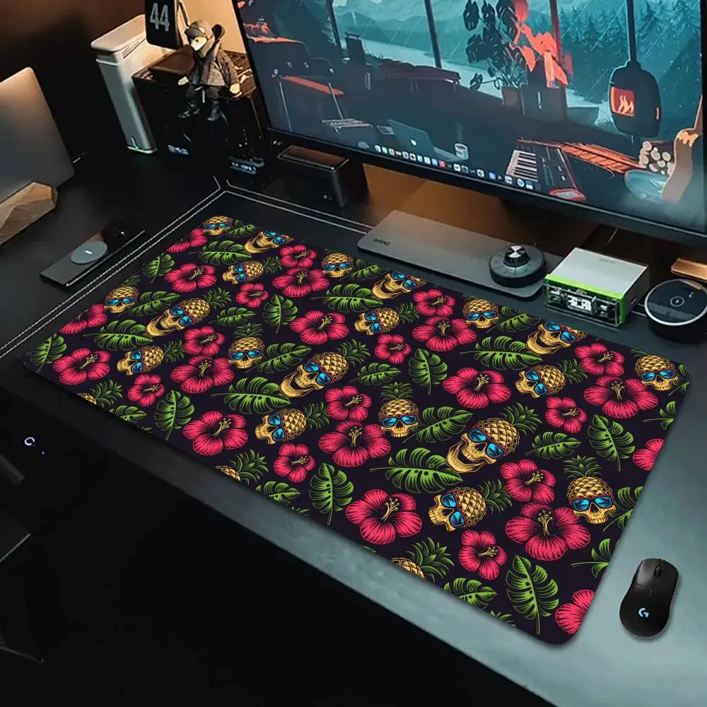 Beautiful flower and skull mousepads, HD printed PC game accessories, high-quality rubber, anti-slip and durable
Beautiful flower and skull mousepads, HD printed PC game accessories, high-quality rubber, anti-slip and durable