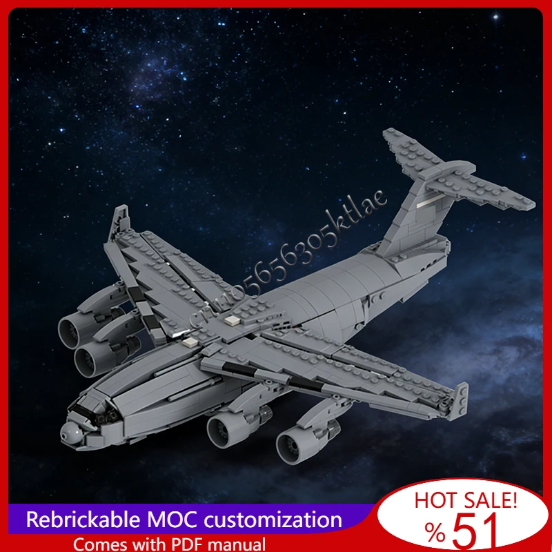 NEW 769PCS C-17 Globemaster The BUS Modify Technology Fighter MOC Building Block Model Education Diy Assembly Toy Festival Gift
NEW 769PCS C-17 Globemaster The BUS Modify Technology Fighter MOC Building Block Model Education Diy Assembly Toy Festival Gift